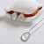 Conjunto Mira Orgânico Gota Madrepérola Banho de Ródio Branco - Imagem 1