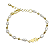 Pulseira Mira Inicial Pérolas Banho de Ouro 18k - Imagem 17