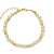 Pulseira Mira Pérolas e Esferas Banho de Ouro 18k - Imagem 1