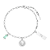 Pulseira Believe Fé Banho de Ródio Branco - Imagem 1