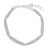 Pulseira Elos Portugueses Detalhes Banho de Ródio Branco - Imagem 1