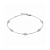 Pulseira Prata 925 com Detalhe de Zircônia Incolor Oval - Imagem 1