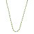 Colar Handmade Light Green com Canutilhos Banho no Ouro 18K - Imagem 1