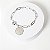 Pulseira Correntaria Medalha Pai Nosso Banho de Ródio Branco - Imagem 1