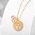 Colar de filhos: Duas Meninas - Coleção Mom Banho de Ouro 18k - Imagem 1