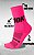 Meia HUPI 10K Rosa neon - Imagem 2