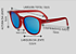 Oculos de Sol Yopp Polarizado Protecao Uv400 Hippie Chic - NOVO REDONDINHO - Imagem 4