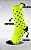 MEIA HUPI AMARELO NEON DOTS LT - PARA PES MENORES - Imagem 1