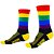 MEIA HUPI RAINBOW COLORIDA - PARA PES MENORES - HUPI - Imagem 1