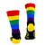 MEIA HUPI RAINBOW COLORIDA - PARA PES MENORES - HUPI - Imagem 3