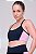 Top Authen Essencial Run Flight Preto / Rose / Coral - Imagem 1
