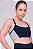 Top Authen Essencial Run Flight Preto / Verde Urban / Azul Puro - Imagem 1