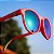 Óculos de Sol  Polarizado Uv400 Shock Vermelho - Imagem 2