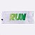 TESTEIRA HUPI HEADBAND BANDANA RUN LINES BRANCO COR: BRANCO/VERDE | TAM.: UNICO - Imagem 1