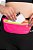 POCHETE HUPI SLIM ROSA ZIPER AMARELO COR: ROSA/AMARELO | TAM.: UNICO - Imagem 3