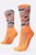 MEIA HUPI TRIPLO COLORS LARANJA COR: CINZA/LARANJA | TAM.: UNICO - Imagem 2