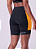 Bermuda Authen Grit Bossa 18 cm | Preto/ Laranja - Imagem 6