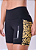 Bermuda Signature Samba 15 cm | Preto Estampa Bora - Imagem 1