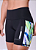 Bermuda Signature Samba 15 cm | Preto/ Estampa Tuim - Imagem 1