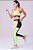 Legging Authen Essential Flex Block | Preto/ Verde - Imagem 2