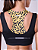 Top Authen Signature Samba 2 em 1  Dupla Face | Preto/ Estampa Bora - Imagem 3