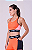 Top Essential Flex Block Nadador  - Preto / Laranja - Imagem 3