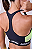 Top Essential Flex Block Nadador  - Preto / Verde - Imagem 3