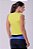 Regata Authen Keep Cool Cut Cropped Verde Fluor - Imagem 3
