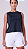 Regata Authen Keep Cool Cut Cropped Preto - Imagem 1