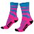 MEIA HUPI RAYA AZUL/ROSA COR: AZUL/ROSA.  TAM.: UNICO. - Imagem 1