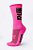 MEIA HUPI RUN ROSA/PRETO  LT - PARA PES MENORES COR: ROSA/PRETO.  TAM.: UNICO. - Imagem 3