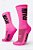 MEIA HUPI RUN ROSA/PRETO  LT - PARA PES MENORES COR: ROSA/PRETO.  TAM.: UNICO. - Imagem 1