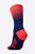 MEIA HUPI SPLASH AZUL/VERMELHO COR: AZUL/VERMELHO.  TAM.: UNICO. - Imagem 4