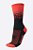 MEIA HUPI SPLASH PRETO/LARANJA NEON COR: PRETO/ALARANJADO.  TAM.: UNICO. - Imagem 3