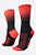 MEIA HUPI SPLASH PRETO/LARANJA NEON COR: PRETO/ALARANJADO.  TAM.: UNICO. - Imagem 1