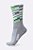 MEIA HUPI TRIPLO COLORS CINZA COR: CINZA/VERDE.  TAM.: UNICO. - Imagem 2