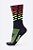 MEIA HUPI TRIPLO COLORS PRETO COR: PRETO/LARANJA.  TAM.: UNICO. - Imagem 2