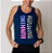 Regata Baby Look Running Marinho - Imagem 1