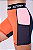 Bermuda Essential Flex Block 15 cm  - Preto / Laranja - Imagem 2