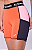 Bermuda Essential Flex Block 15 cm  - Preto / Laranja - Imagem 3