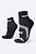 MEIA HUPI RUNNING PRO PRIME PRETO/BRANCO COR: PRETO/BRANCO.  TAM.: UNICO.  - HUPI - Imagem 1