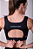 Top Grit Bossa Reto C/ Bolso Ajustavel Preto/Estampa Realce - Imagem 2