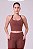 Top Authen Essential Run Cropped Lenghty | Marrom - Imagem 1