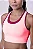 Top Signature Samba 2 Bolsos Nadador Bordo/Coral Fluor - Imagem 2