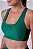 TOP NADADOR TEXTURIZADO FEM | VERDE / PRETO - Imagem 1