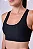 TOP NADADOR TEXTURIZADO FEM | PRETO - Imagem 1