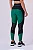 LEGGING 4 BOLSOS C/ ZIPER NO COS TEXTURIZADA FEM | VERDE / PRETO - Imagem 5