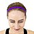 FAIXA DE CABELO HUPI KIT 03 PINK/ROXO/BRANCO TAM.: UNICO. - Imagem 3
