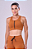 TOP NADADOR C/ ZIPER ANIMAL TEXTURE COBRE - Imagem 4