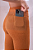 CALCA FLARE 2 BOLSOS COS AJUSTAVEL ANIMAL TEXTURE COBRE - Imagem 4